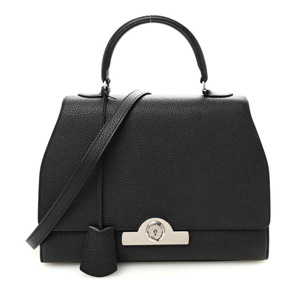Moynat Taurillon Blush Rejane MM Black 1 of 9