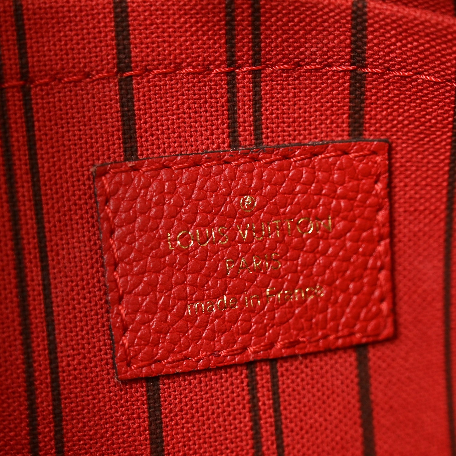 Louis Vuitton Empreinte Montaigne MM Cherry 6 of 10