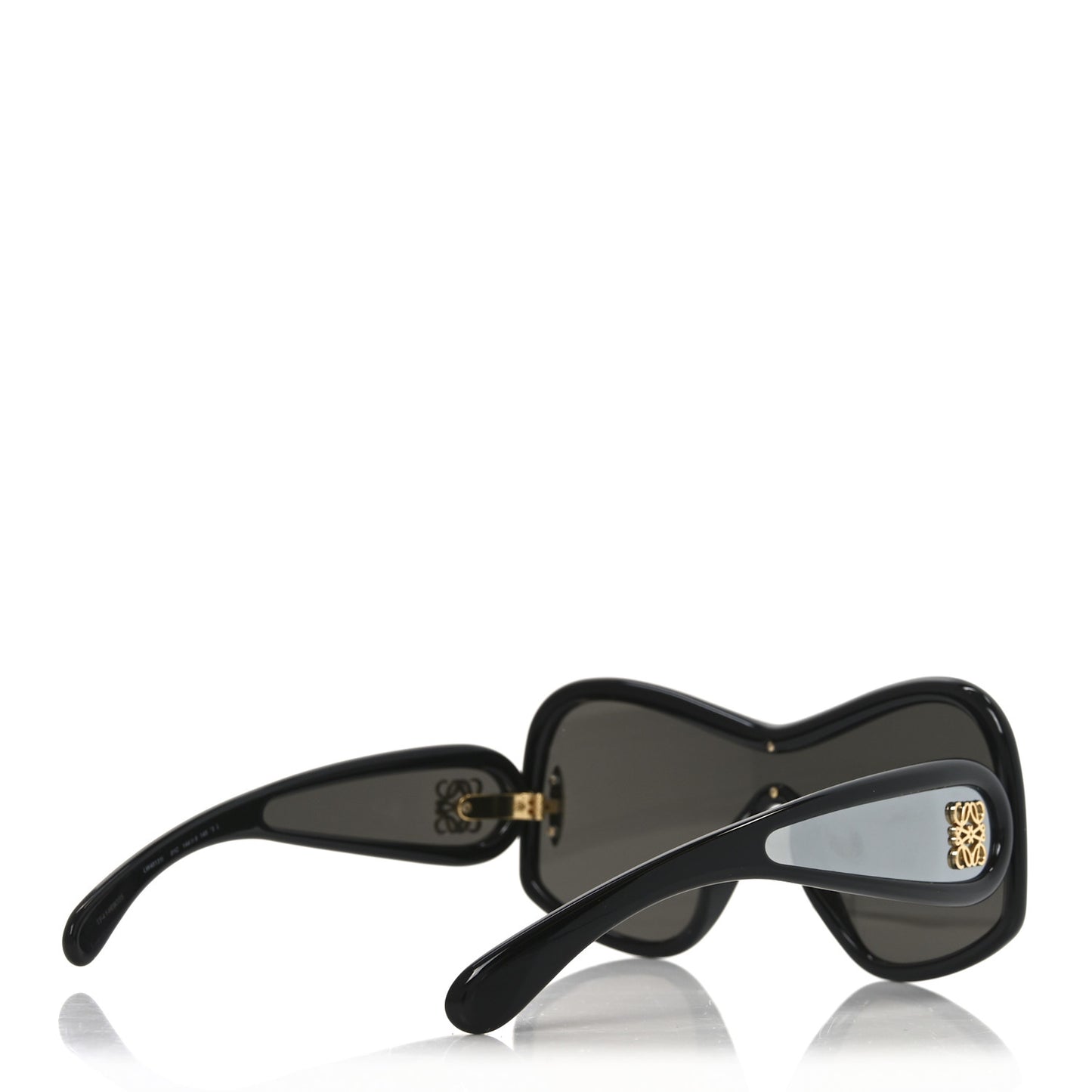 Acetate Mirror Mask Sunglasses LW40131I Black Smoke