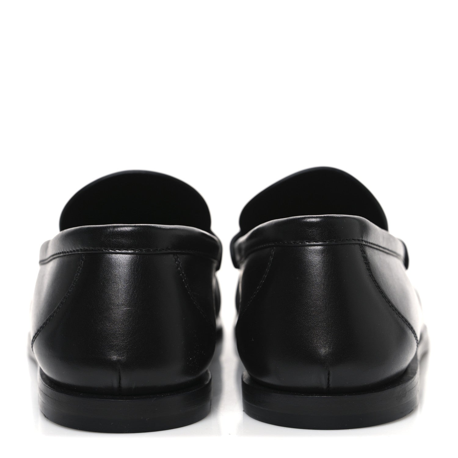 Saint Laurent Calfskin Penny Loafers 39 Black 6 of 10
