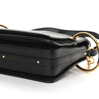 Chloe Calfskin Suede Small Roy Bag Black 8 of 9
