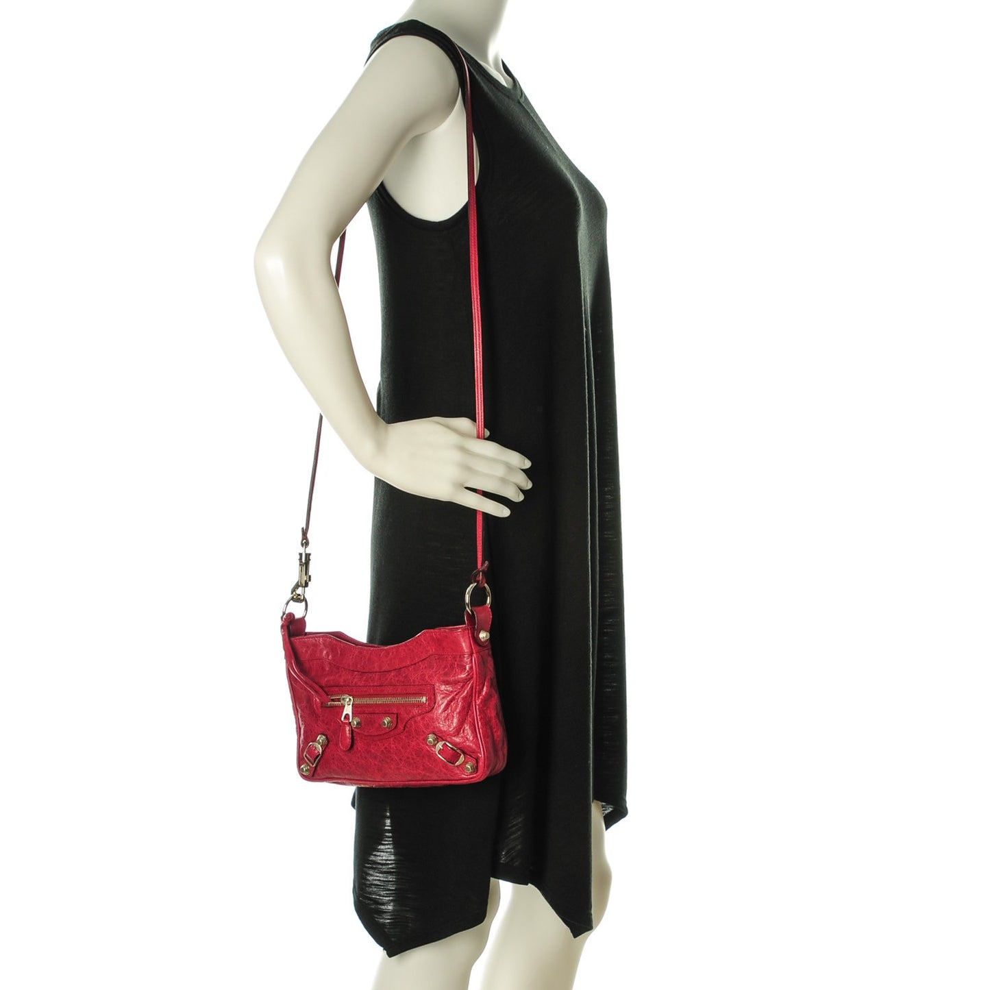 Agneau Giant 12 Silver Hardware Hip Pourpre