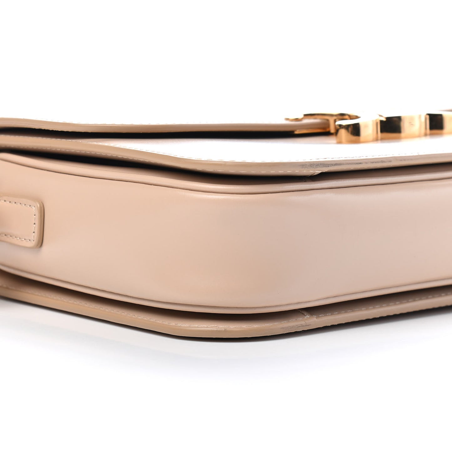 Shiny Calfskin Medium Triomphe Nude
