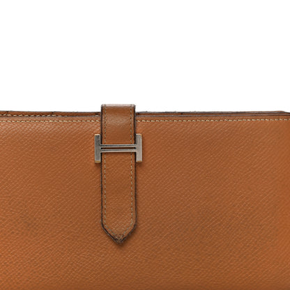 Hermes Epsom Bearn Gusset Wallet Gold 17 of 27