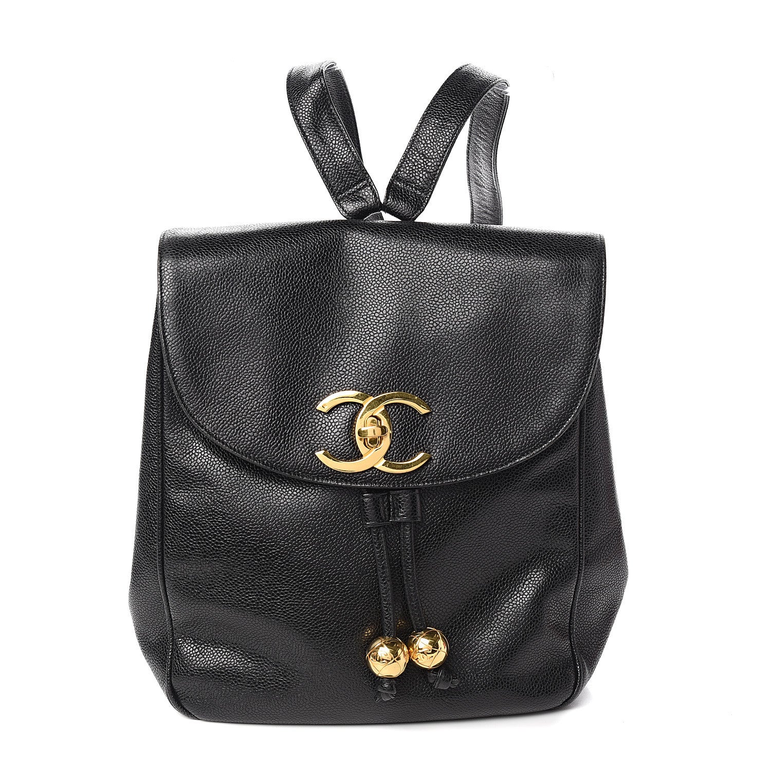 Chanel Caviar CC Backpack Black 1 of 11