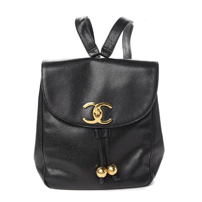Chanel Caviar CC Backpack Black 1 of 11