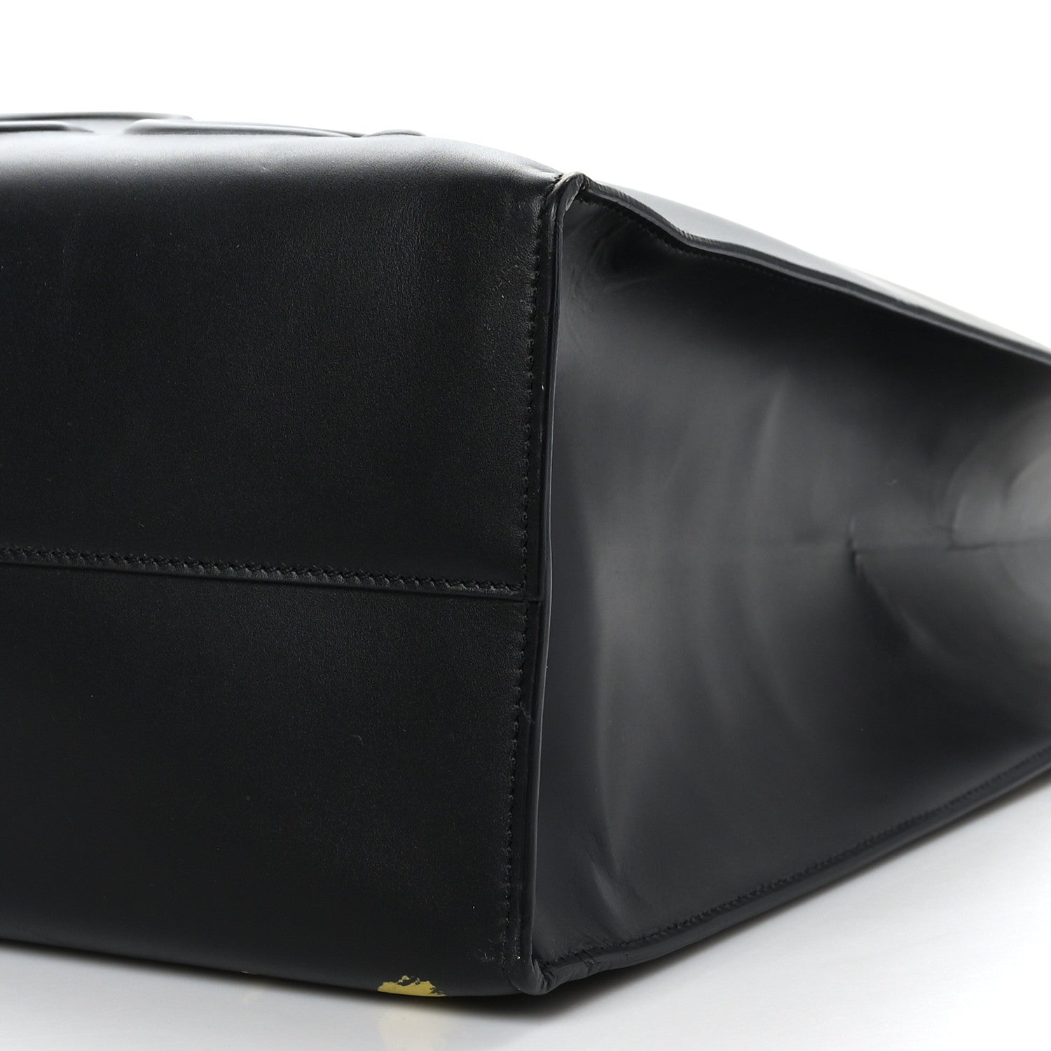 Gucci Calfskin GucciGhost Real Large XL Tote Black Yellow 9 of 9