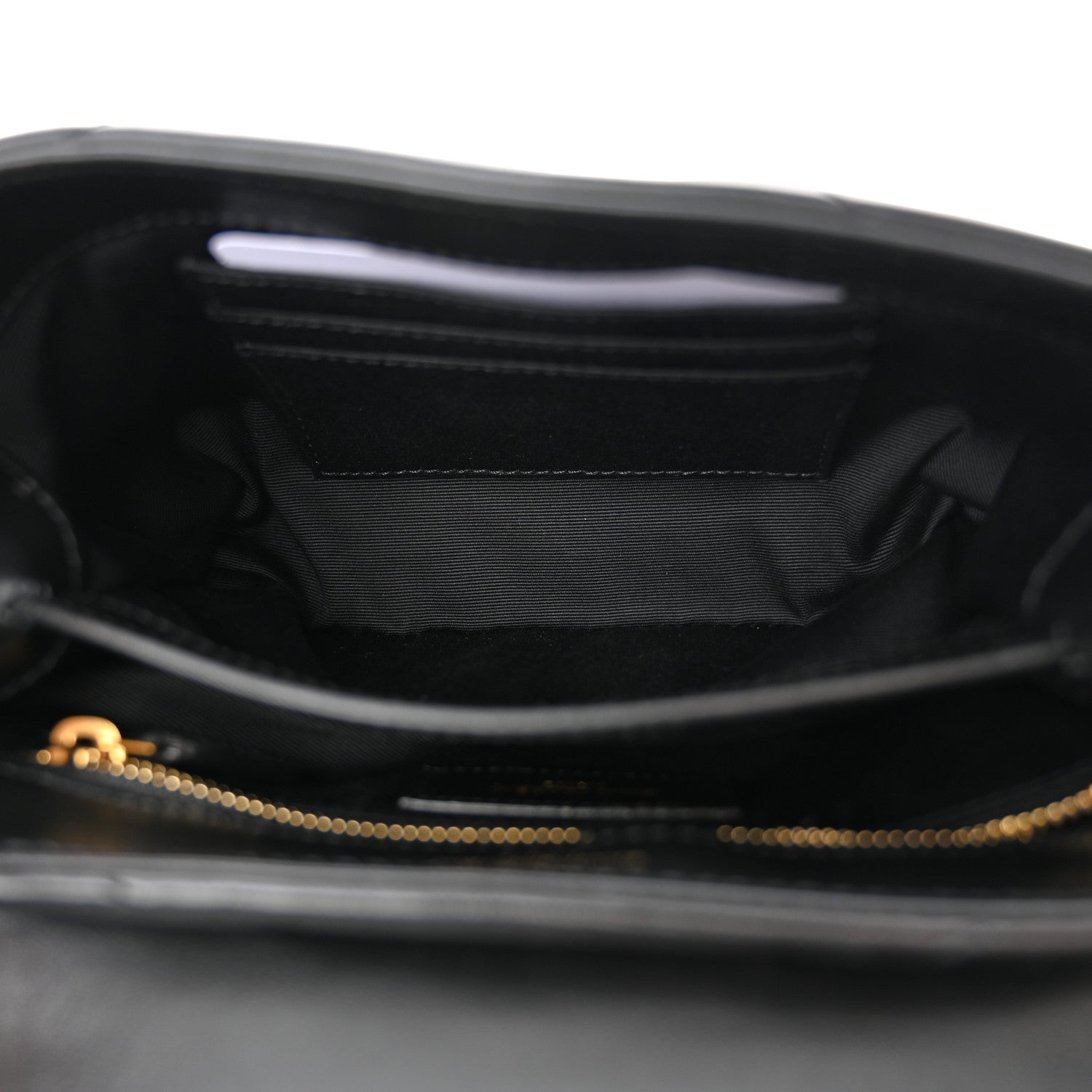 Saint Laurent Calfskin Y Quilted Monogram Toy Loulou Crossbody Bag Black 5 of 11