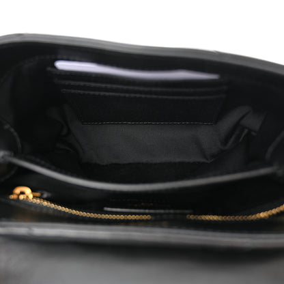 Saint Laurent Calfskin Y Quilted Monogram Toy Loulou Crossbody Bag Black 5 of 11