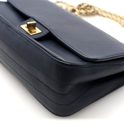 Chanel Calfskin Nude 2.55 Reissue 225 Flap Blue 10 of 10