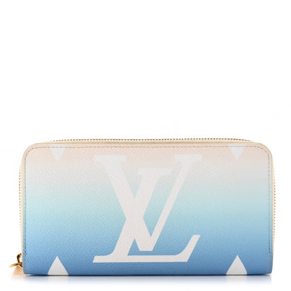 Louis Vuitton Monogram Giant By The Pool Zippy Wallet Blue 1 of 14