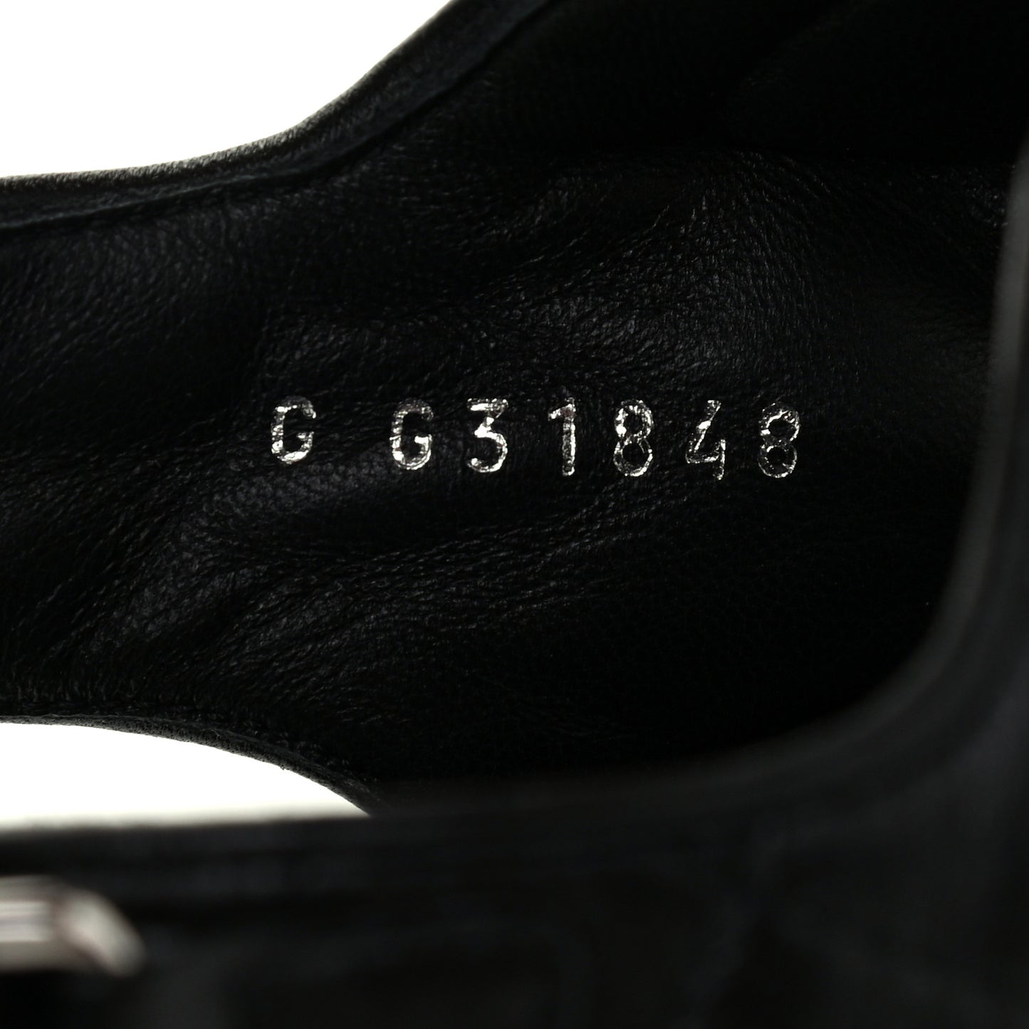 Lambskin Quilted Velcro Dad Sandals 38.5 So Black
