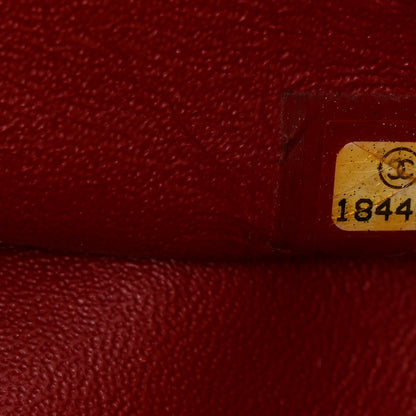 Chanel Patent Quilted Jumbo Double Flap Red 7 of 11