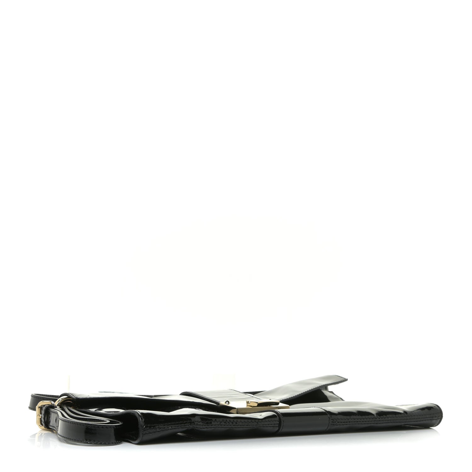 Jimmy Choo Patent Rivera Clutch Black 4 of 14