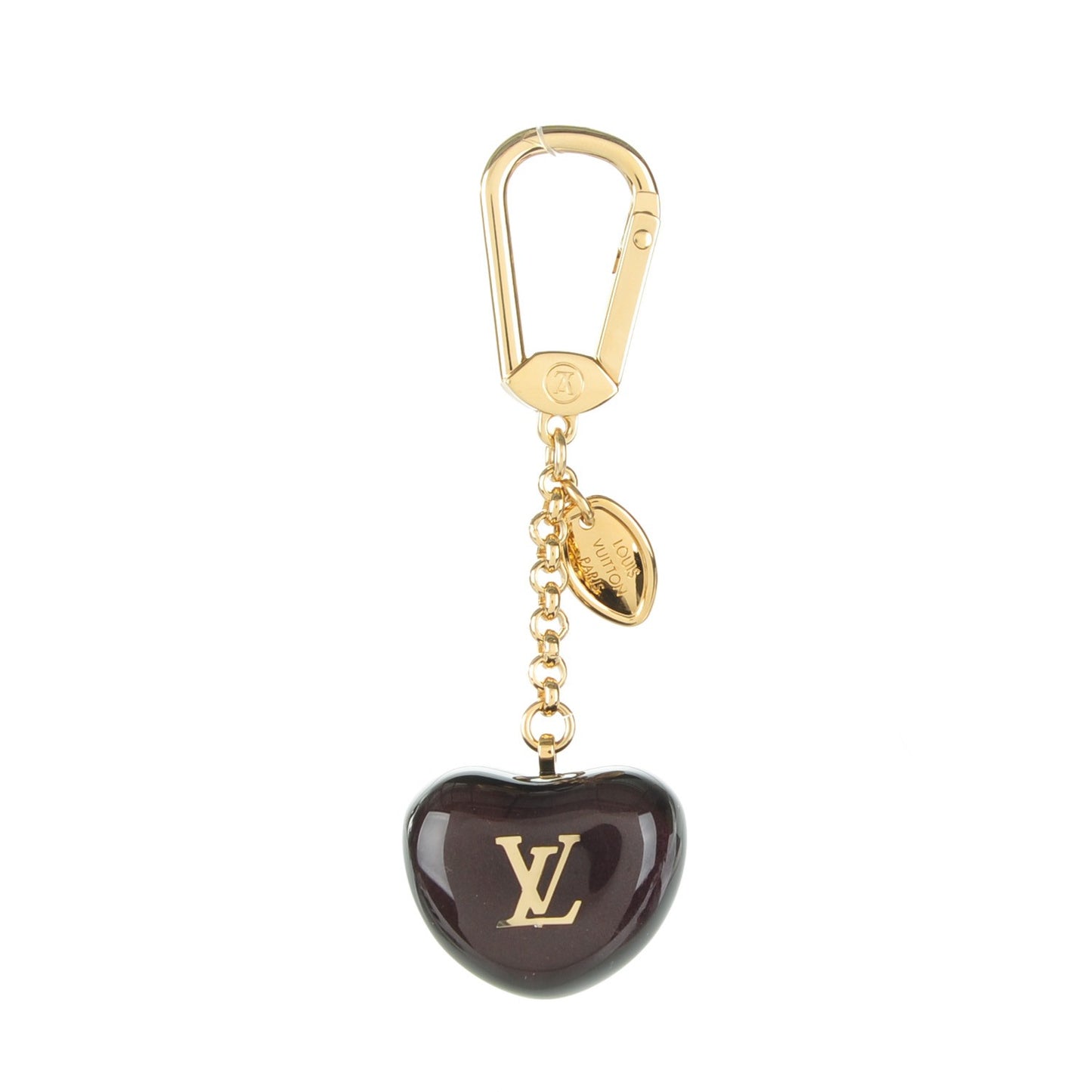 Pomme Bag Charm Key Holder Amarante