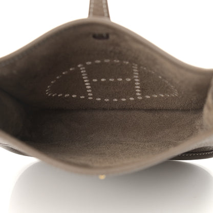 Hermes Taurillon Clemence Evelyne TPM Etoupe 5 of 9