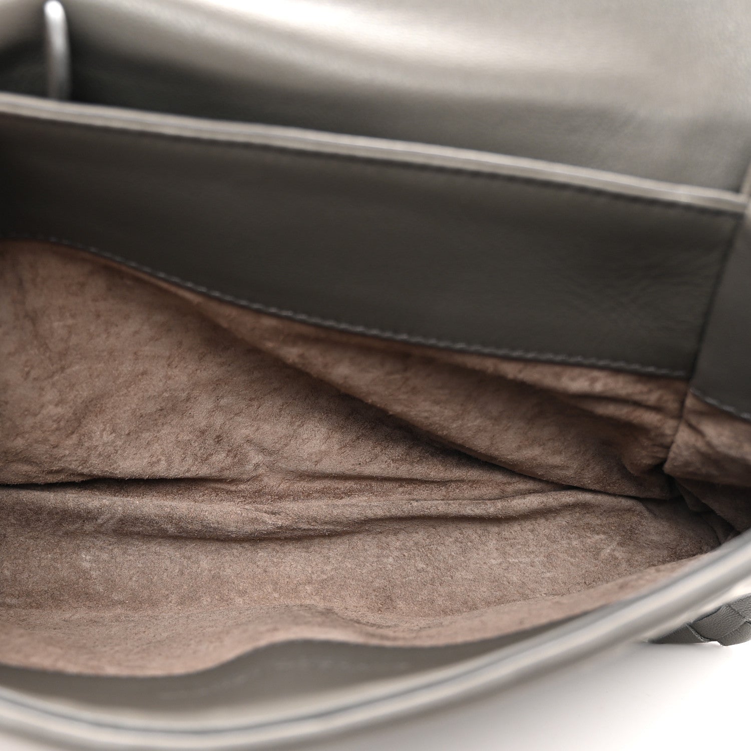 Bottega Veneta Nappa Intrecciato Medium Olimpia Bag Steel 6 of 11