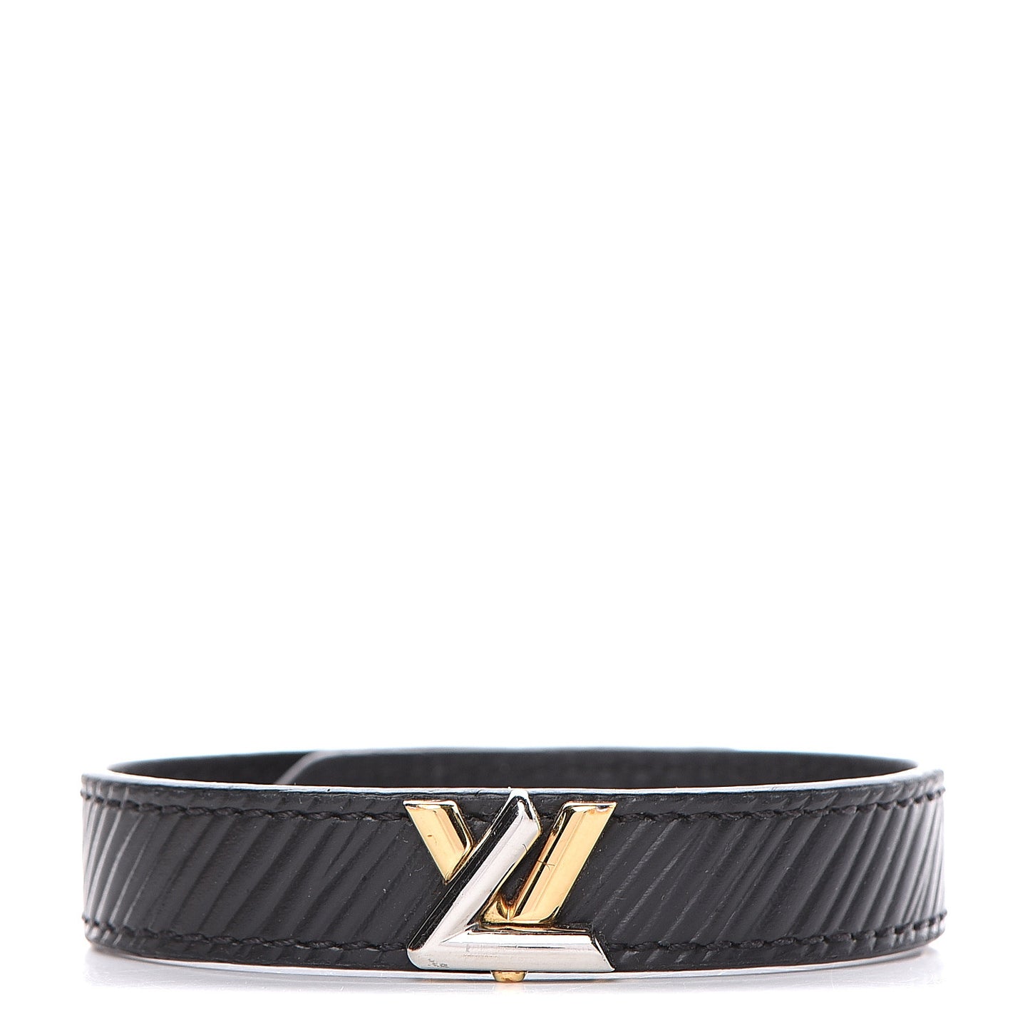 Epi Twist It Bracelet 19 Black