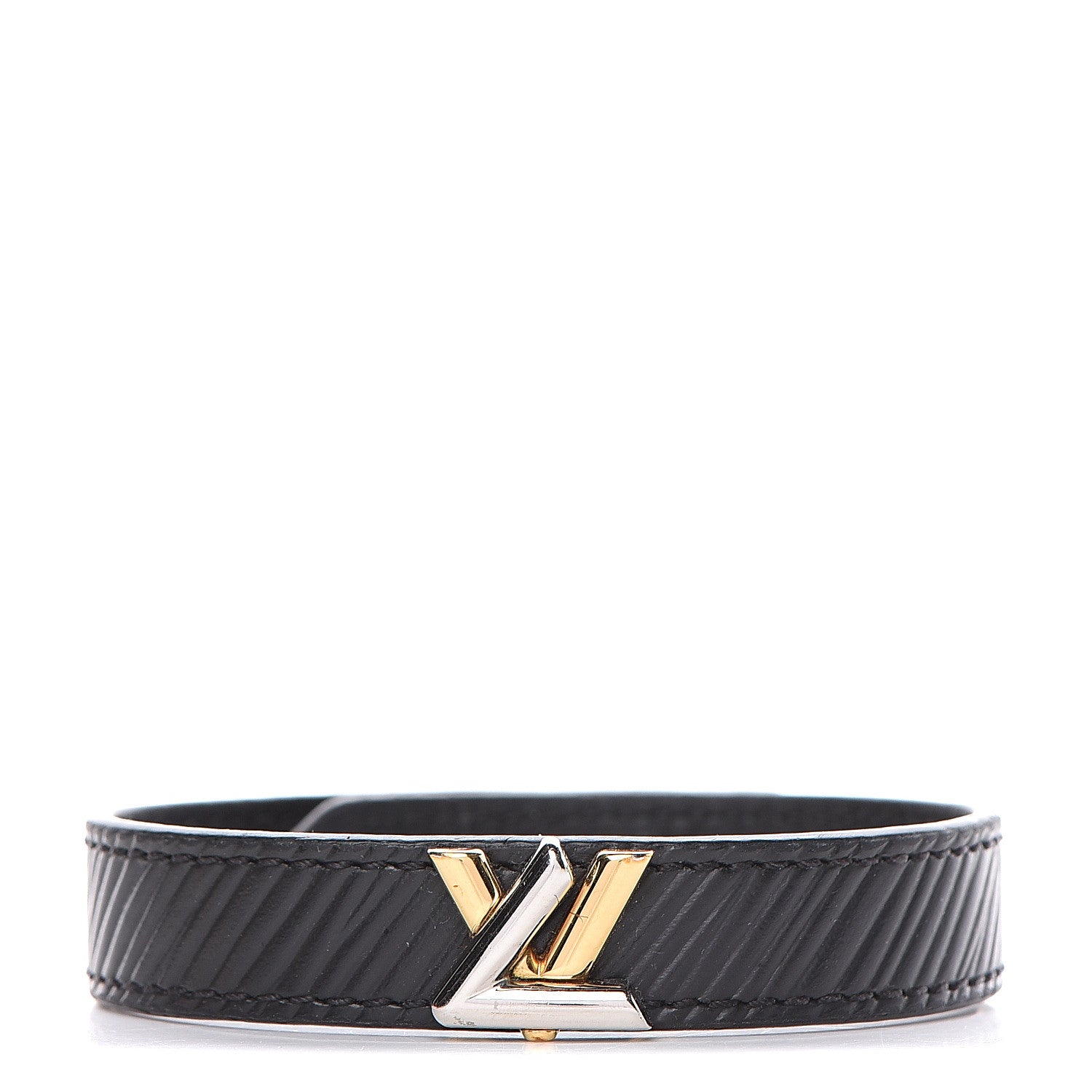 Louis Vuitton Epi Twist It Bracelet 19 Black 1 of 6