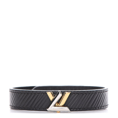 Louis Vuitton Epi Twist It Bracelet 19 Black 1 of 6
