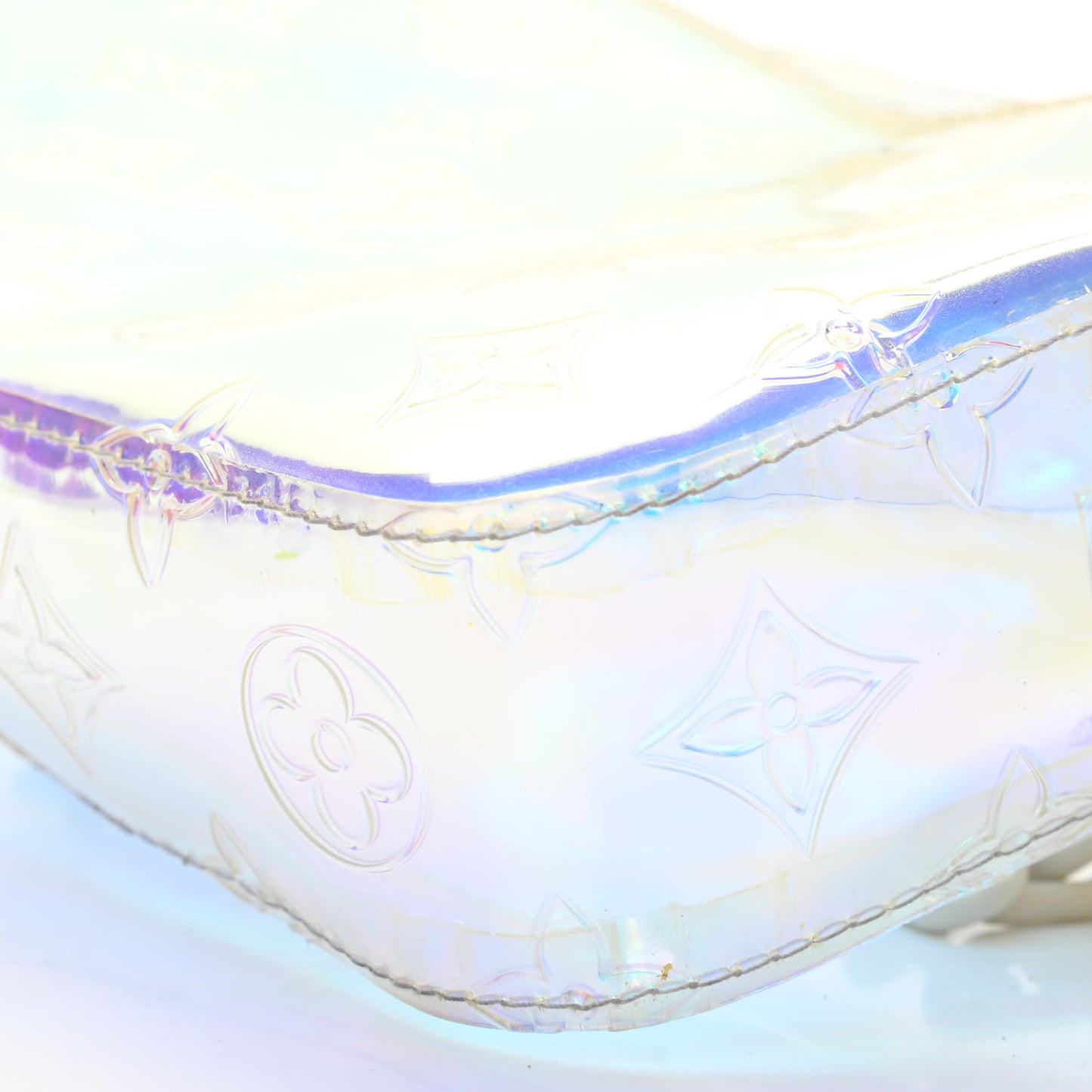 PVC Monogram Pochette Volga Iridescent Prism