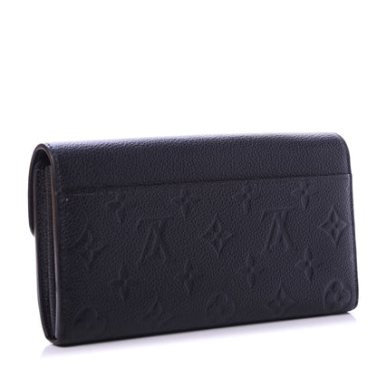 Louis Vuitton Empreinte Sarah Wallet NM Black 3 of 9
