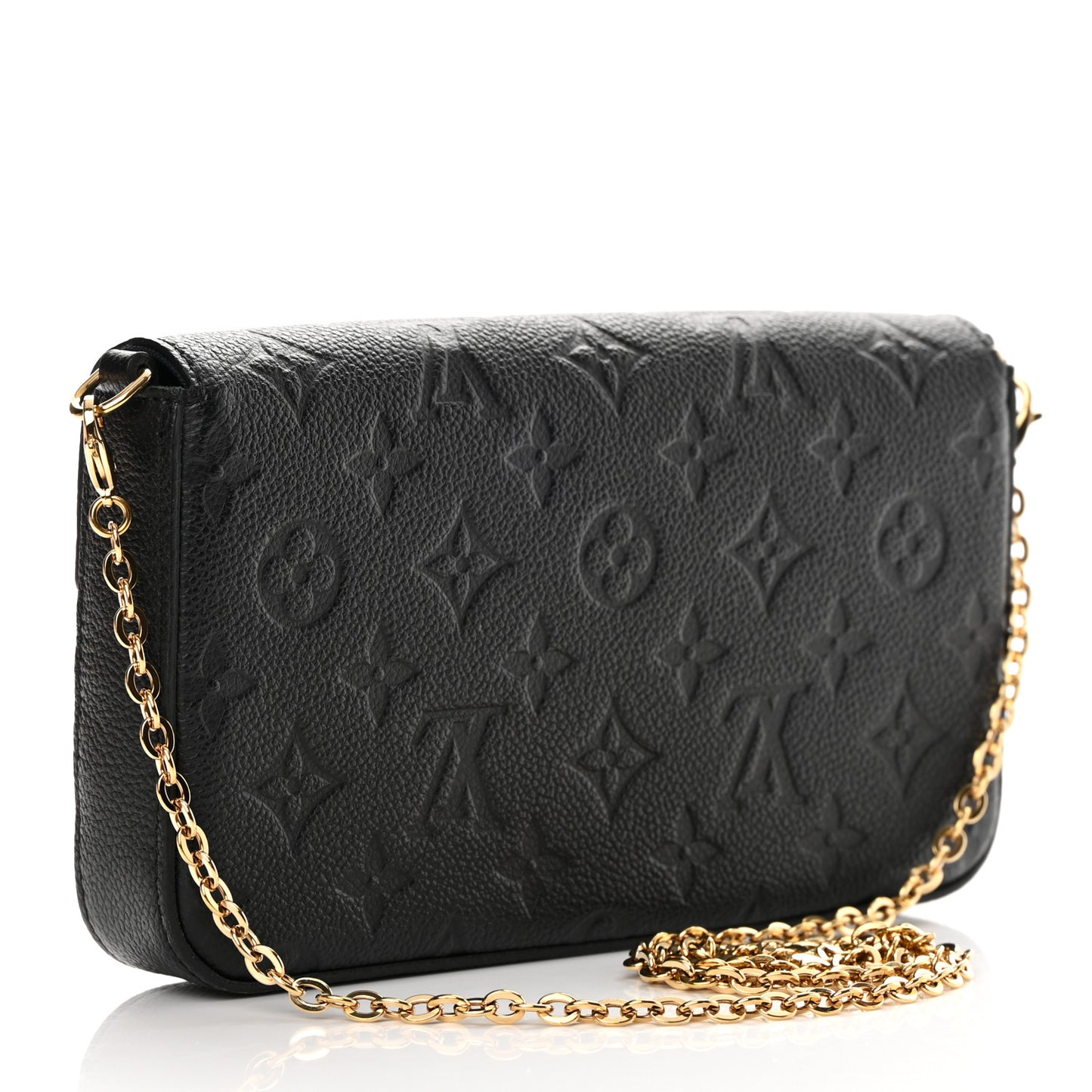 Empreinte Pochette Felicie Chain Wallet Black