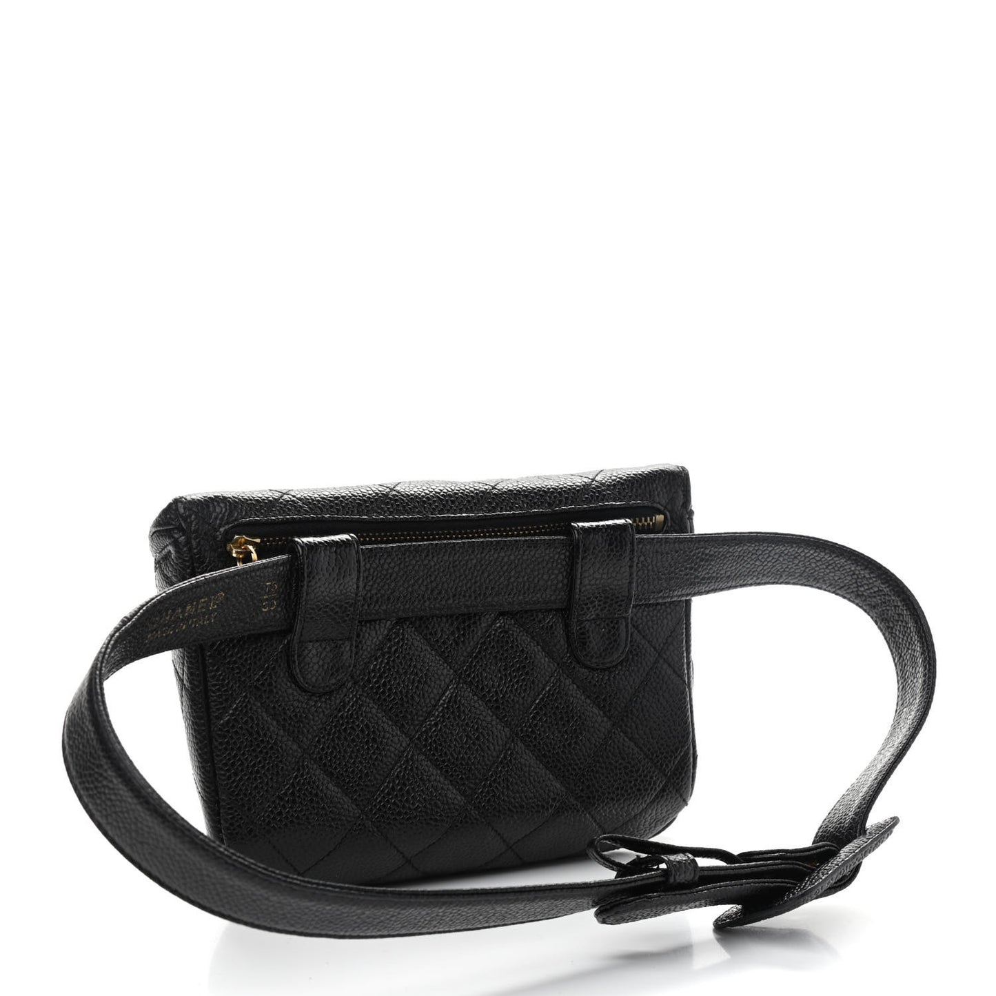 Caviar Quilted Belt Bag 75 30 Black