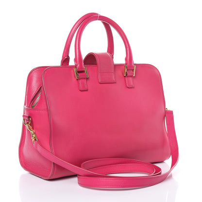 Saint Laurent Calfskin Monogram Baby Cabas Fuchsia 3 of 17
