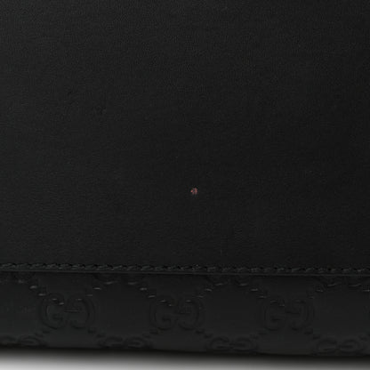 Gucci Guccissima Medium Padlock Tote Black 11 of 11