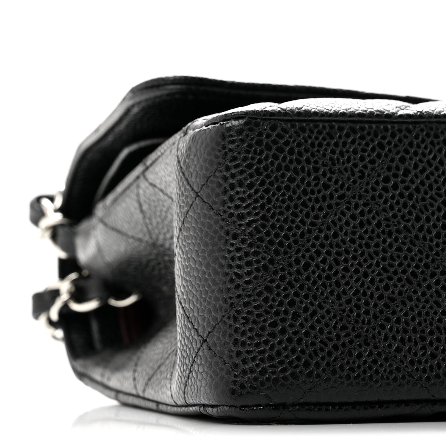 Chanel Caviar Quilted Medium Double Flap Black 9 of 10