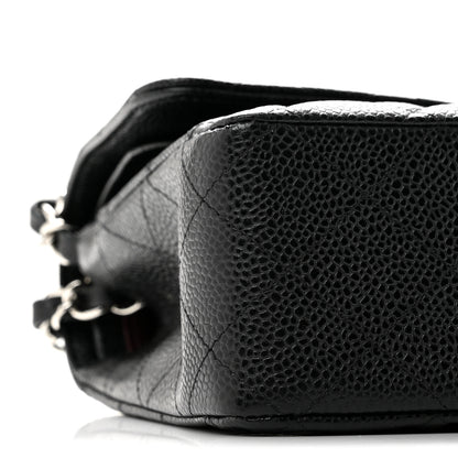 Chanel Caviar Quilted Medium Double Flap Black 9 of 10