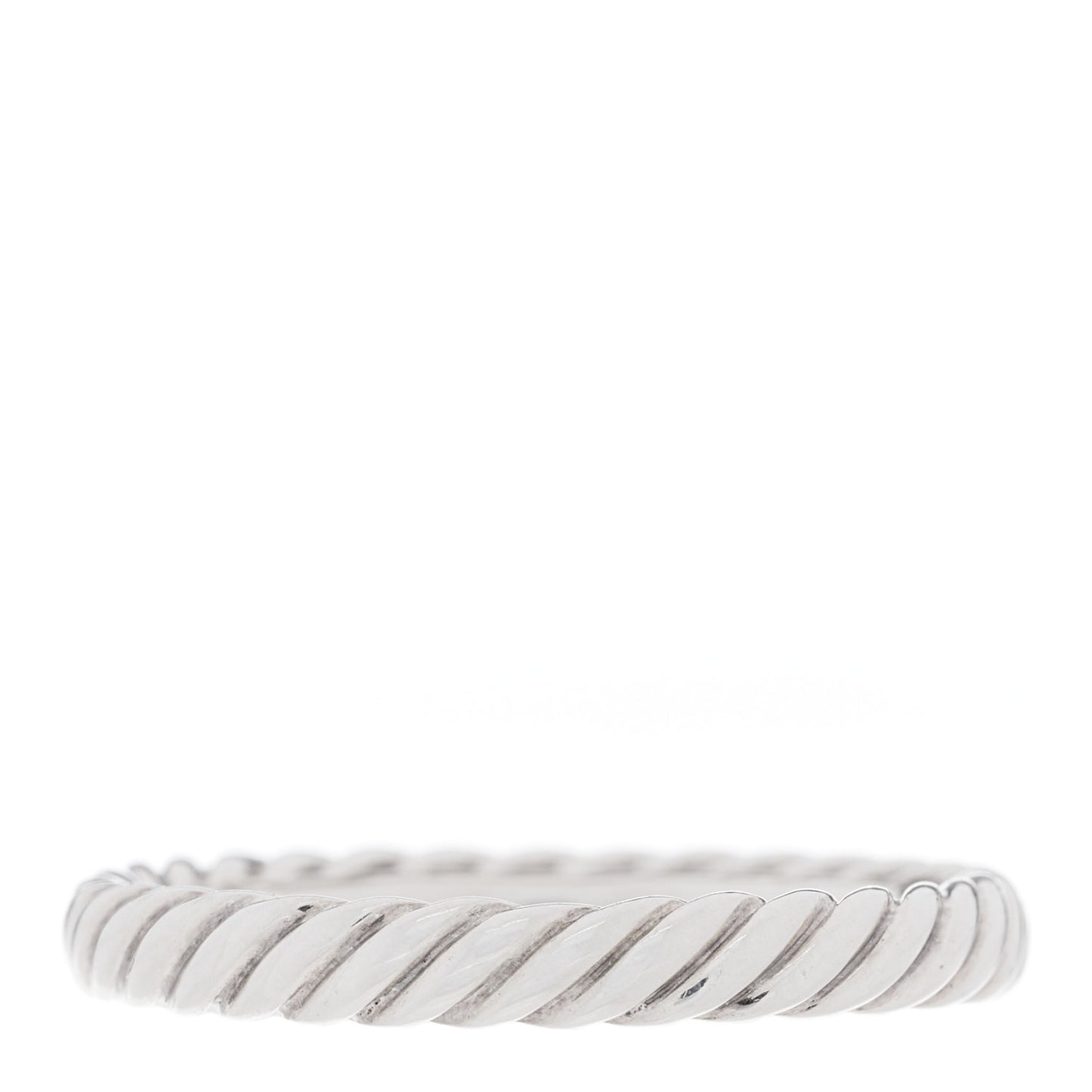 Sterling Silver Cable Classics Band Ring 50 5.25