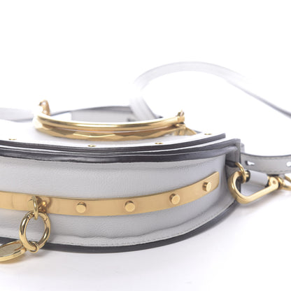 Chloe Calfskin Small Nile Bracelet Minaudiere Bag Airy Grey 10 of 15