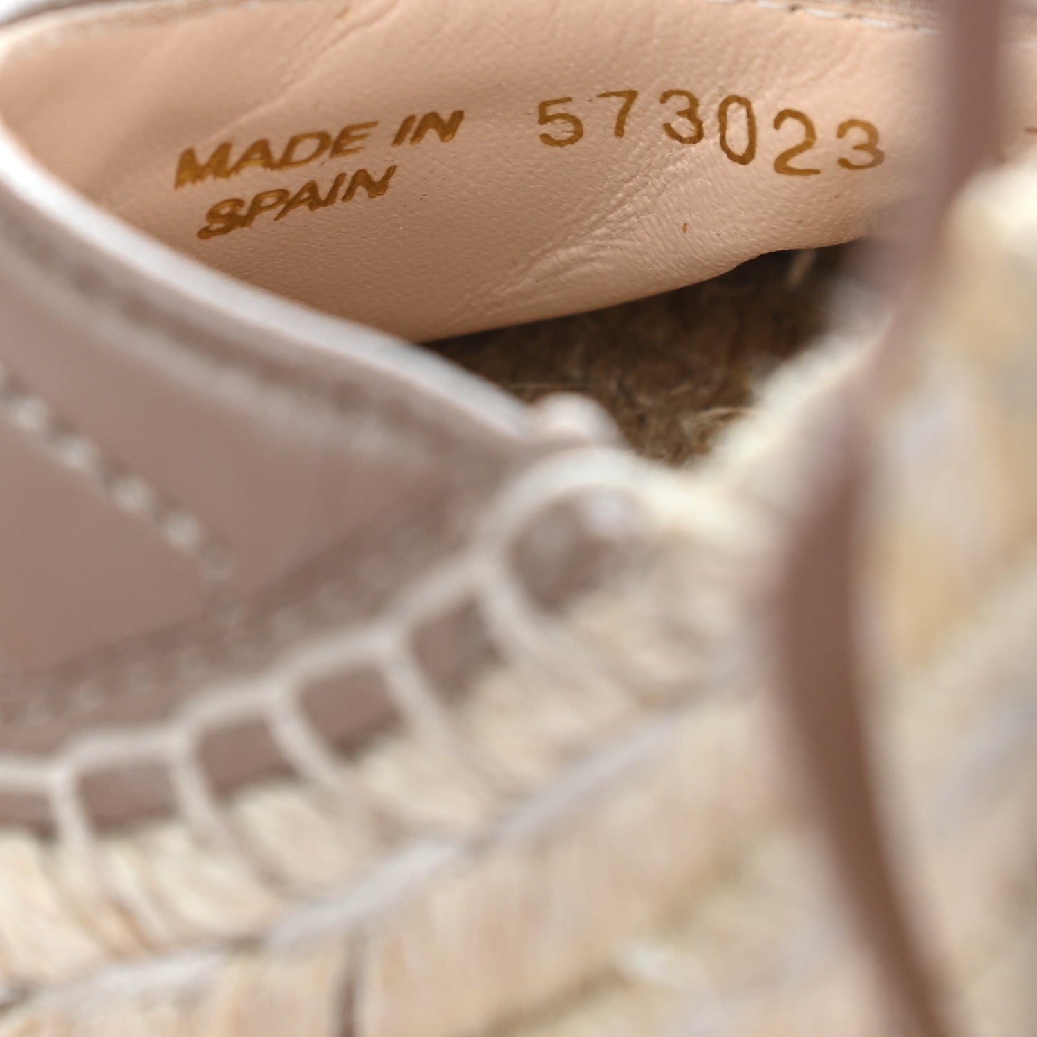 Gucci Nappa Matelasse GG Marmont Ankle Wrap Platform 35/120mm Espadrille Wedges 37.5 Porcelain Rose 10 of 11