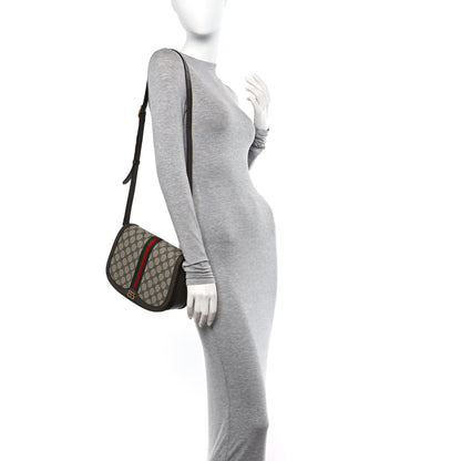 Gucci X BALENCIAGA BB Supreme Monogram Web Small Ophidia Shoulder Bag Beige New Acero 2 of 11