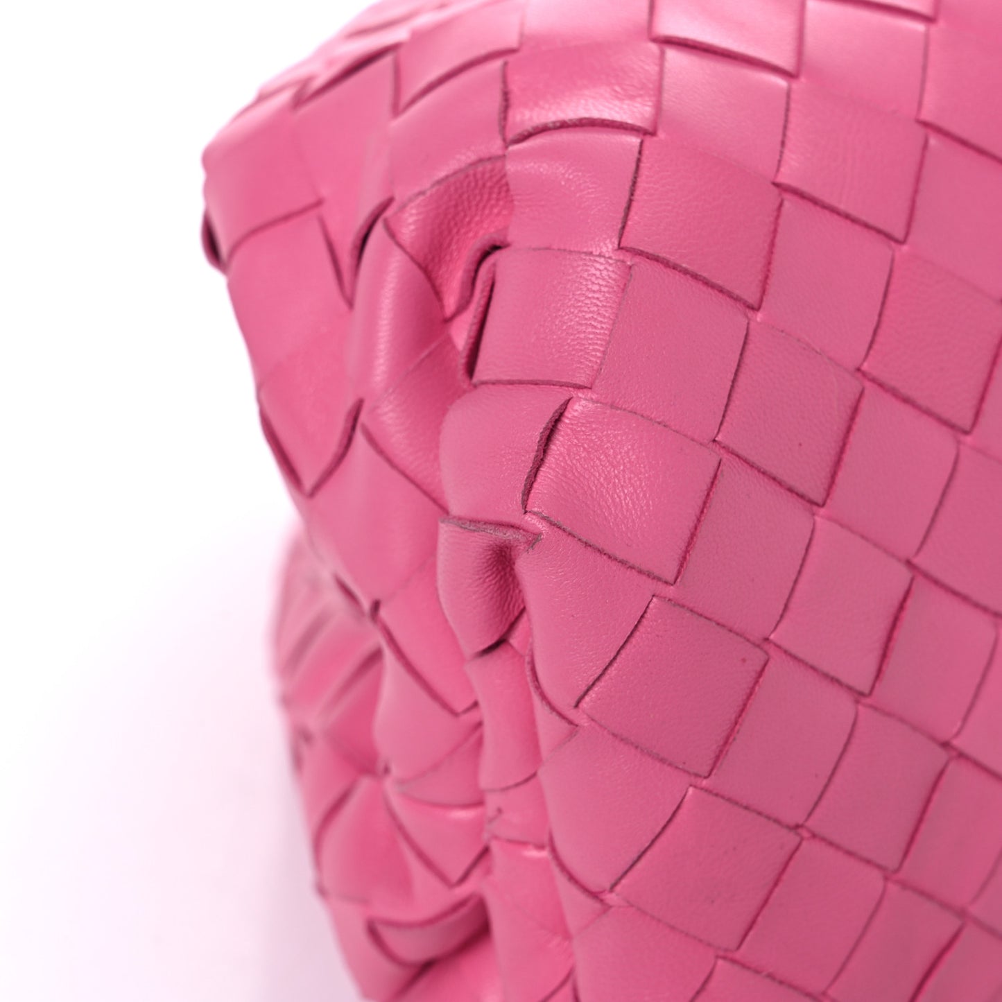 Nappa Maxi Intrecciato The Pouch Oversized Clutch Pink