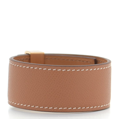 Hermes Epsom Collier de Chien CDC 24 Bracelet T2 Gold 3 of 6
