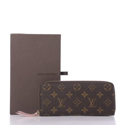 Louis Vuitton Monogram Clemence Wallet Rose Ballerine 9 of 9