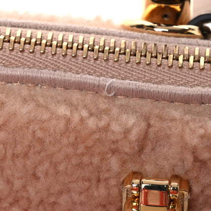 Fendi Sheepskin Vitello King Plexiglass Logo Embroidered Mini By The Way Top Handle Boston Soap 11 of 12