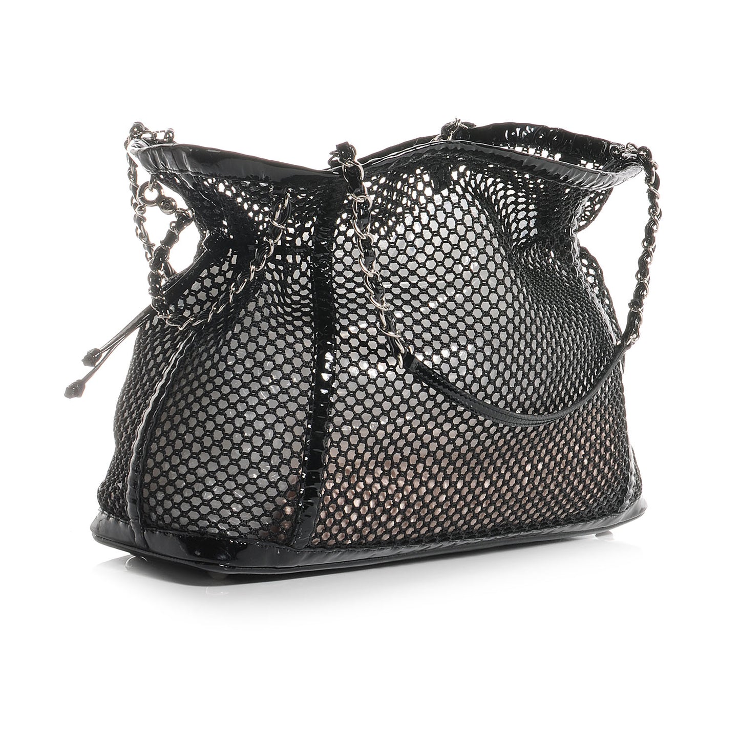Patent Net Large La Madrague Tote Black