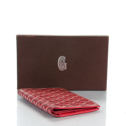 Goyard Goyardine Bi-Fold Wallet Red 4 of 9