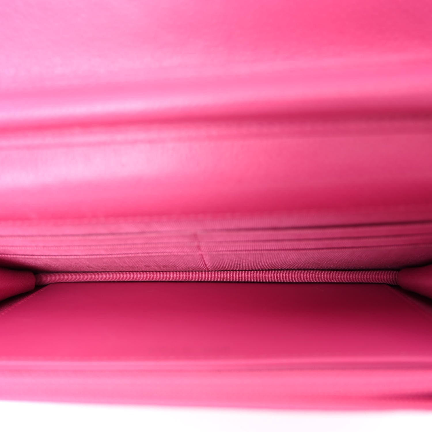 Chanel Caviar Quilted Wallet on Chain WOC Fuchsia 5 of 10