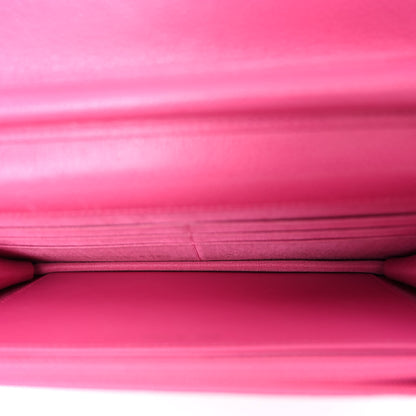 Chanel Caviar Quilted Wallet on Chain WOC Fuchsia 5 of 10