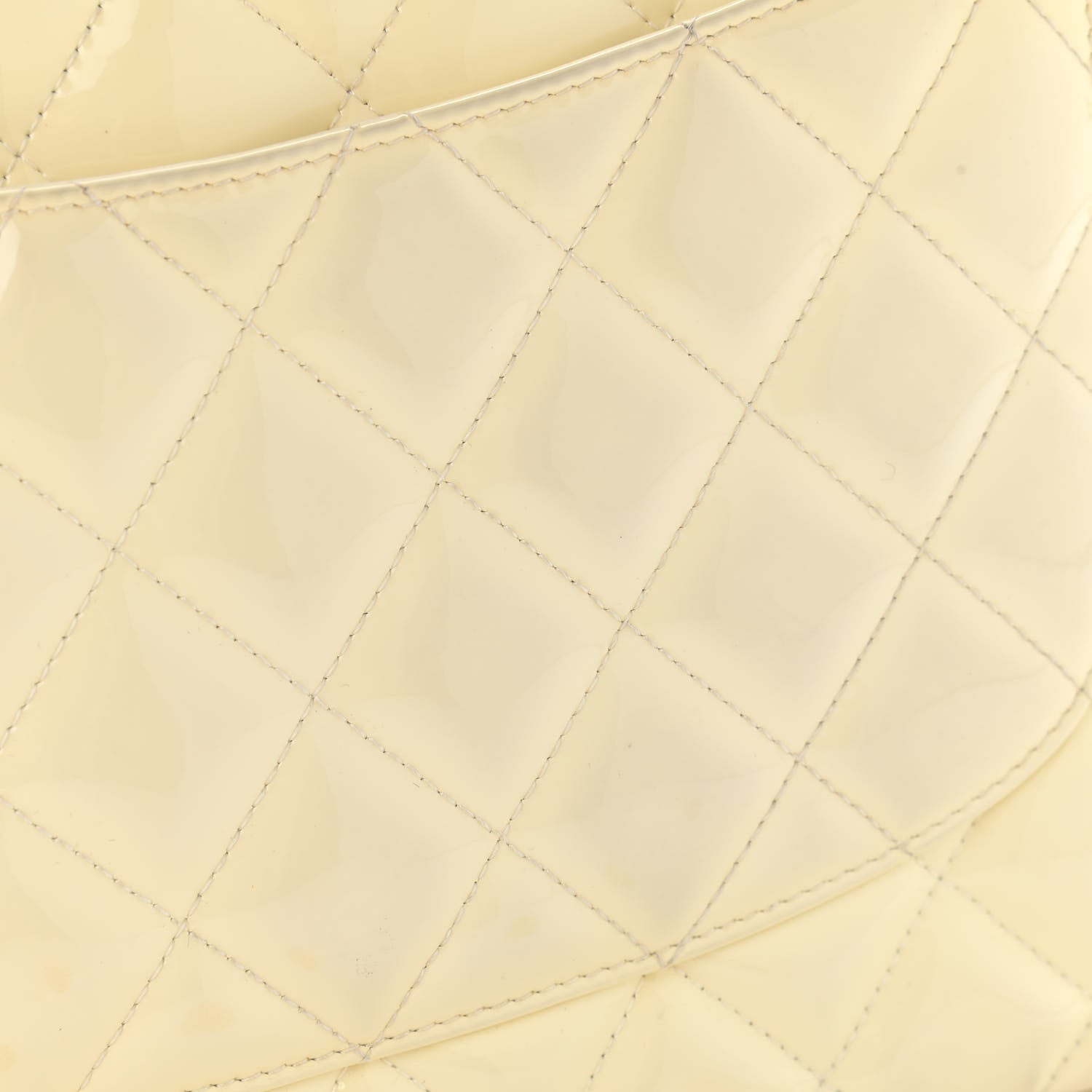 Chanel Patent Quilted Jumbo Double Flap Pearl 13 of 17