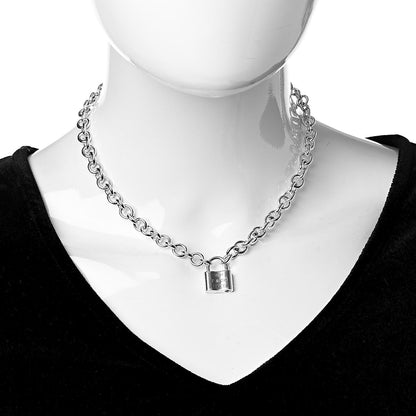 Tiffany Sterling Silver 1837 Lock Charm Necklace 2 of 4