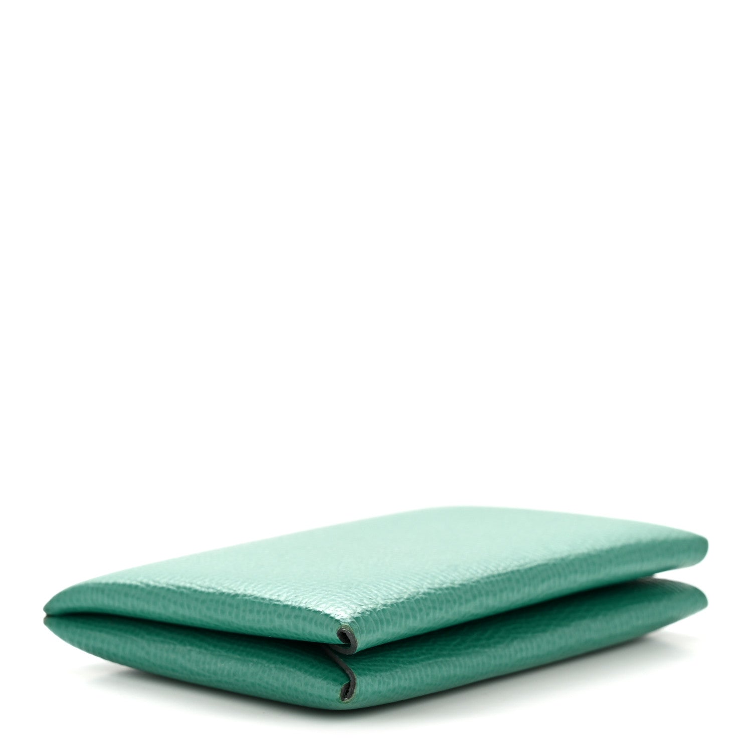 Hermes Epsom Calvi Card Case Vert Jade 4 of 9