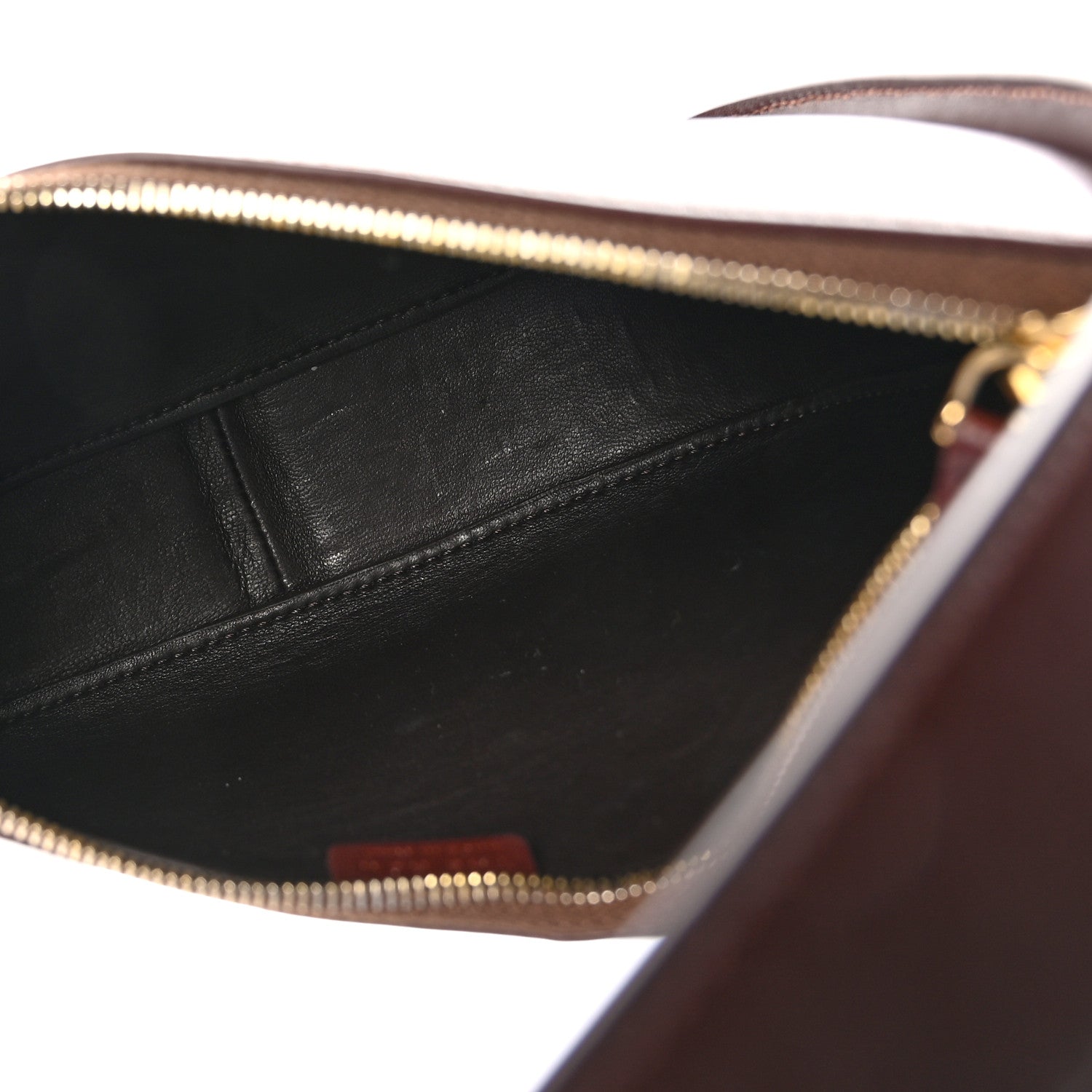 The Row Smooth Calfskin Half Moon Shoulder Bag Raisin 5 of 10