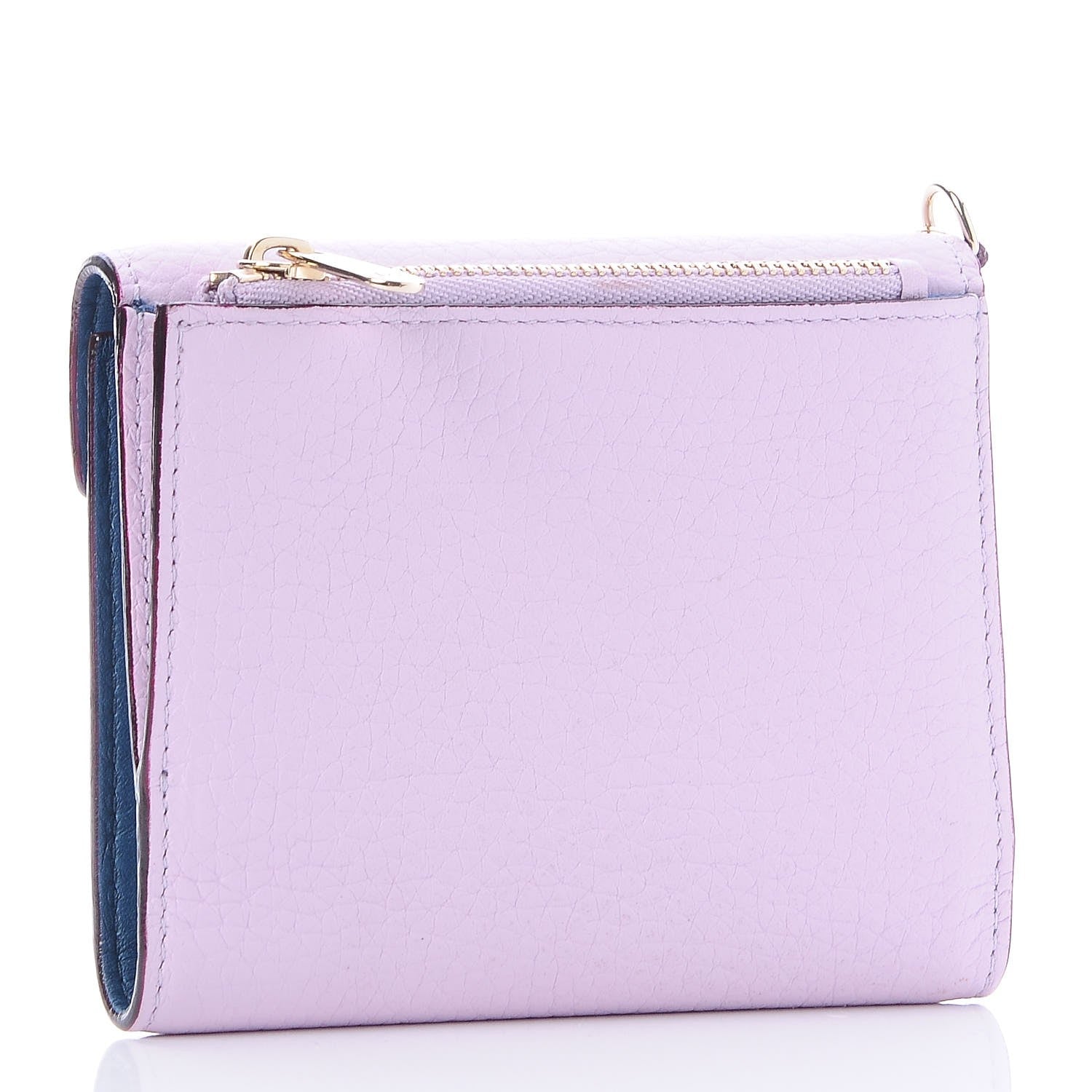 Christian Dior Bullcalf Diorissimo Medium Envelope Wallet Lilac 3 of 9