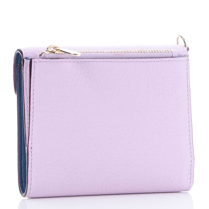 Christian Dior Bullcalf Diorissimo Medium Envelope Wallet Lilac 3 of 9